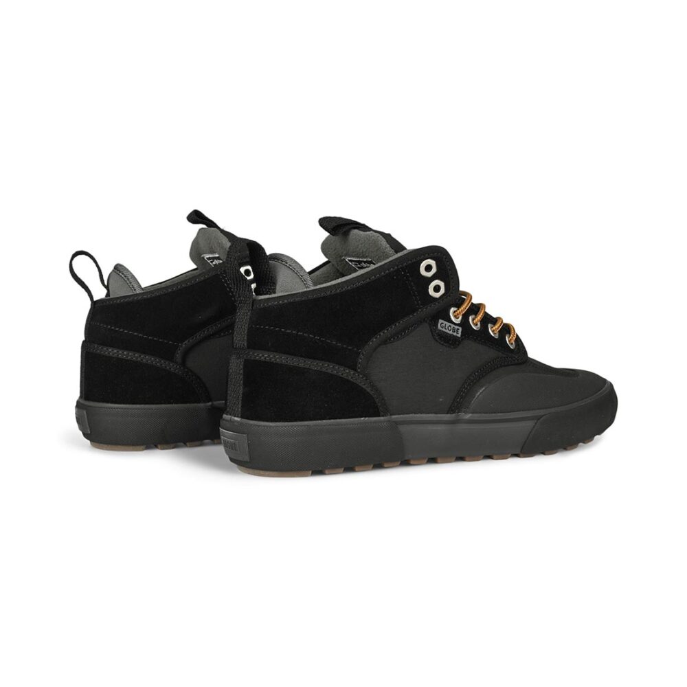 Globe Motley Mid Winterised Skate Shoes - Black/Gunmetal/Trek