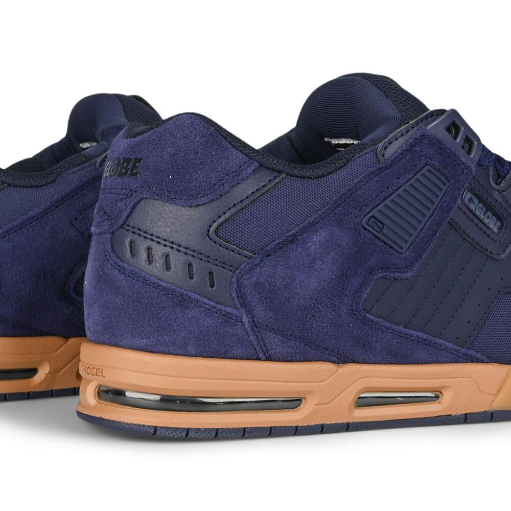 Globe Sabre Skate Shoes - Navy/Gum