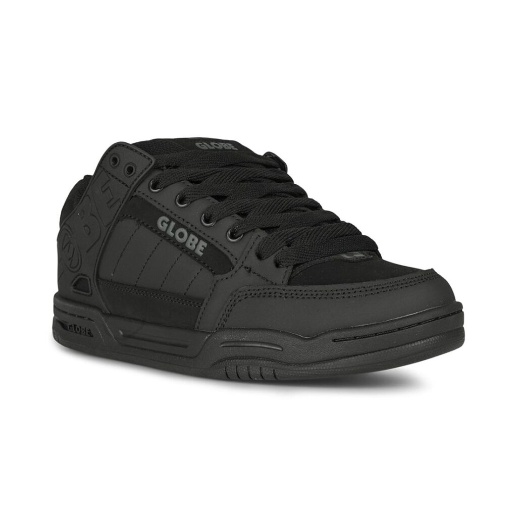 Globe Tilt Skate Shoes - Black/Red/Tartan