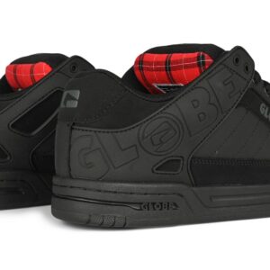 Globe Tilt Skate Shoes - Black/Red/Tartan