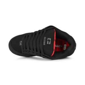 Globe Tilt Skate Shoes - Black/Red/Tartan