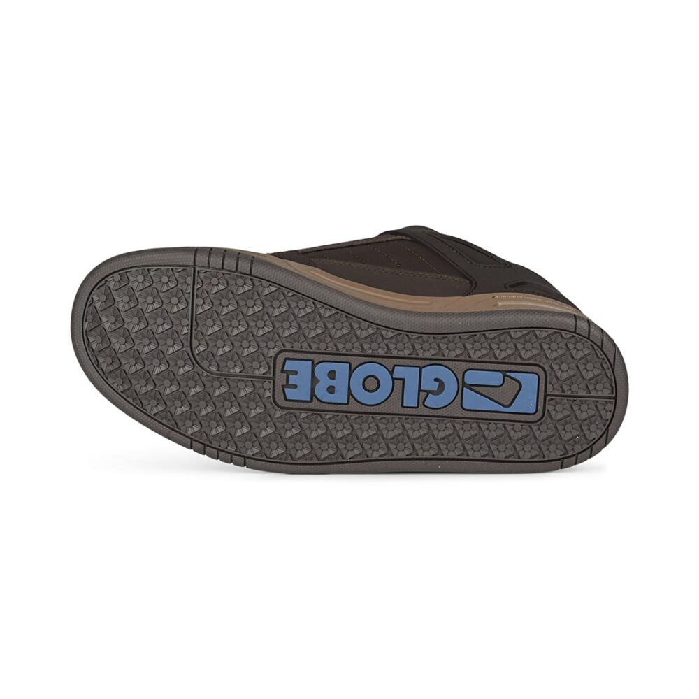 Globe Tilt Skate Shoes - Brown/Blue/Tartan