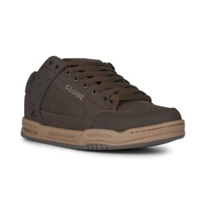 Globe Tilt Skate Shoes - Brown/Blue/Tartan