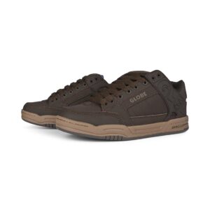 Globe Tilt Skate Shoes - Brown/Blue/Tartan