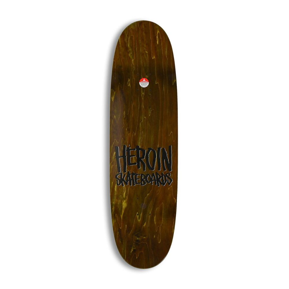Heroin Skateboards Hills Have Eggs 9.5" Deck