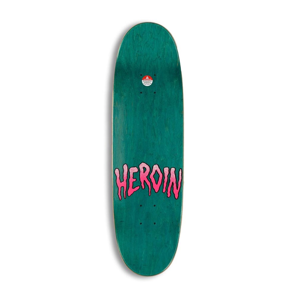 Heroin Skateboards Mini Egg 8.38" Deck - Holo Foil