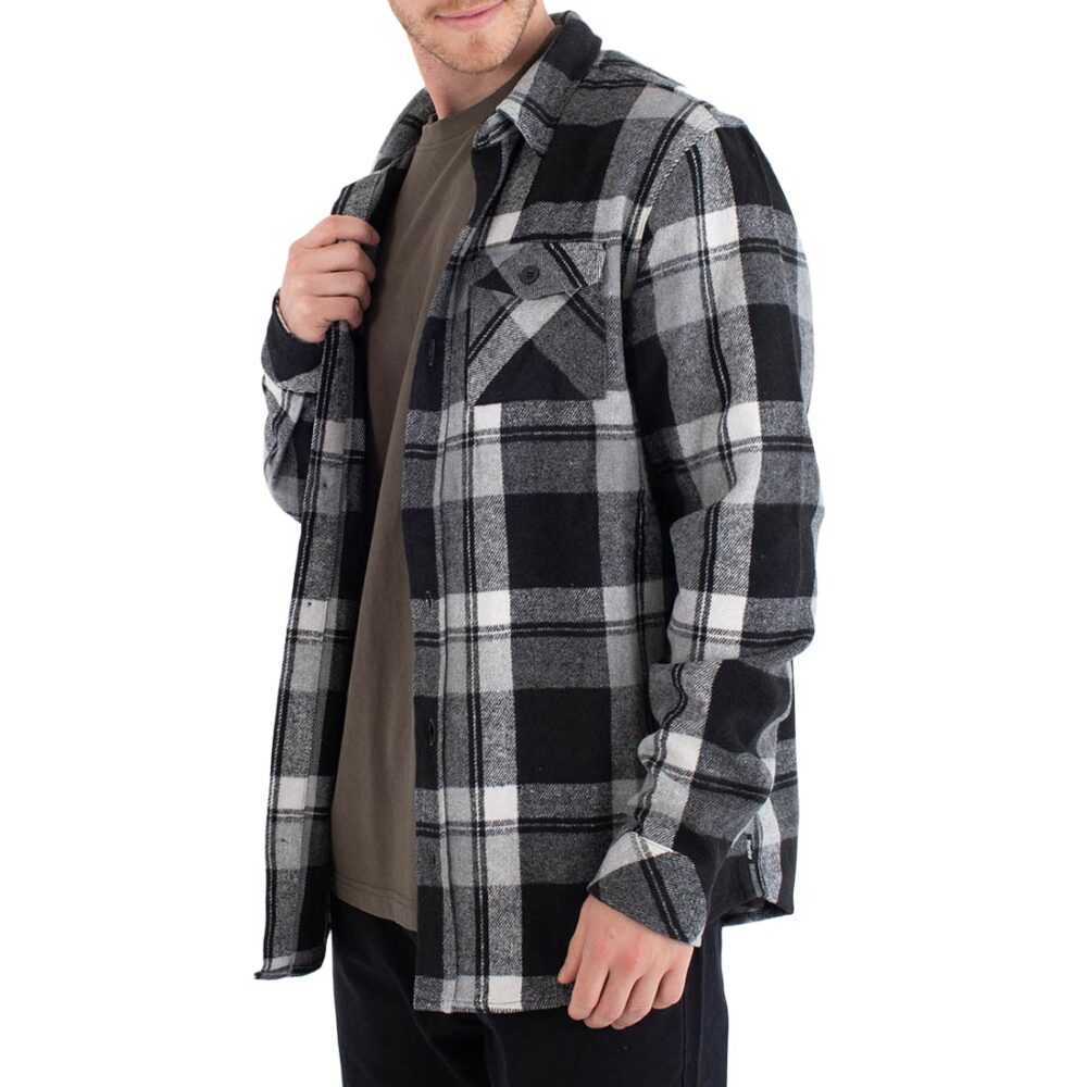 Hurley B999 Heavy Weight Flannel L/S Shirt - Black