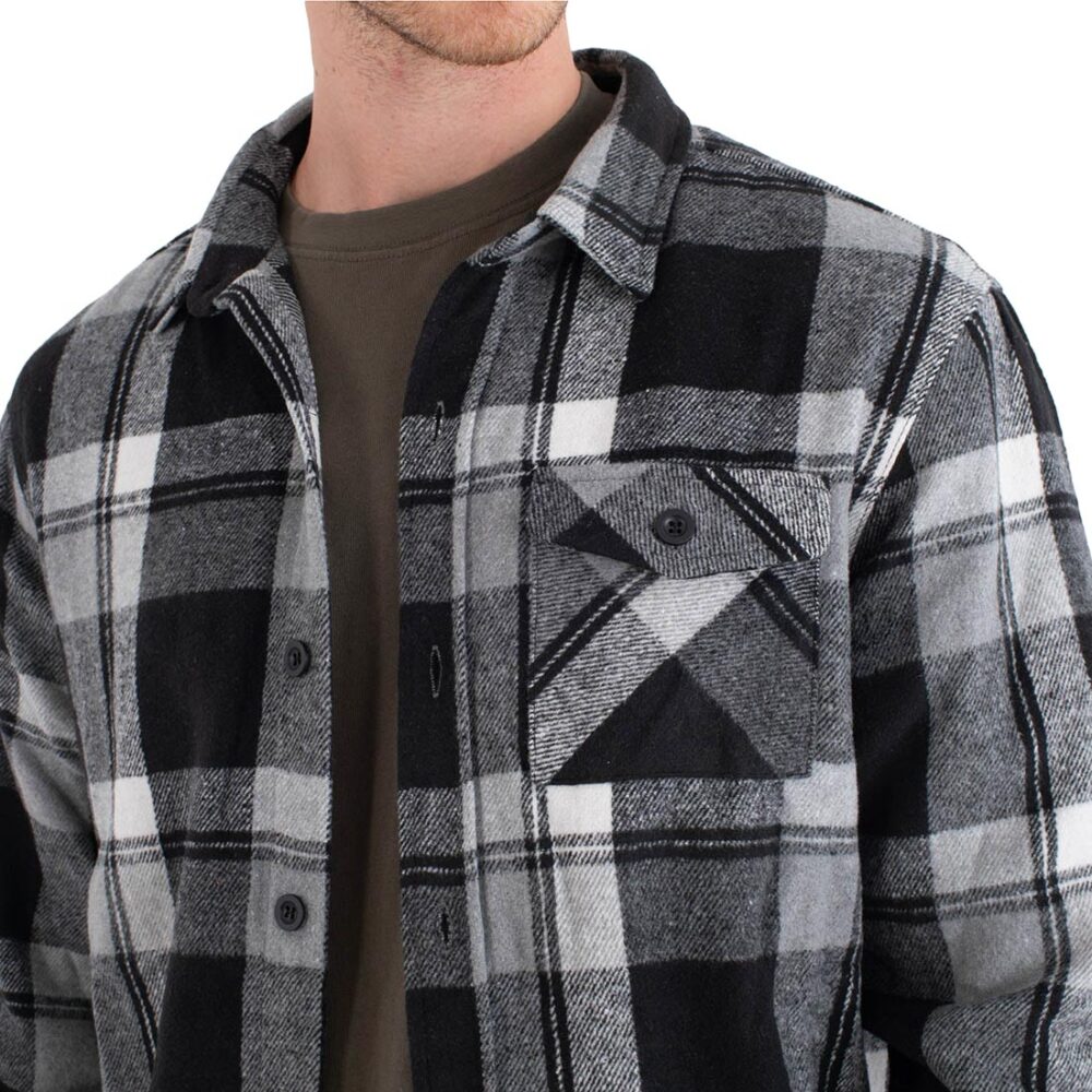 Hurley B999 Heavy Weight Flannel L/S Shirt - Black