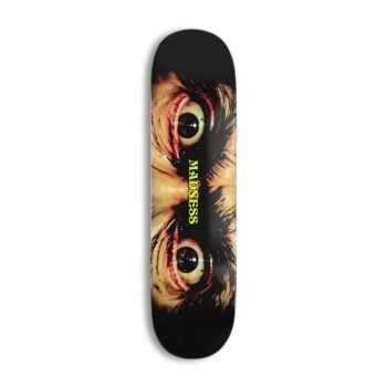 Madness Eyes R7 Skateboard Deck - Black