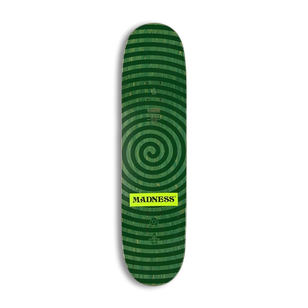 Madness Eyes R7 Skateboard Deck - Black