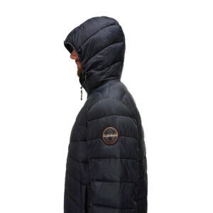 Napapijri Aerons Hooded Puffer Jacket - Black Beauty