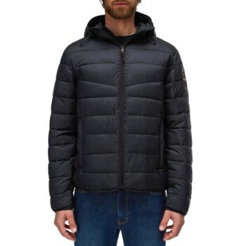 Napapijri Aerons Hooded Puffer Jacket - Black Beauty