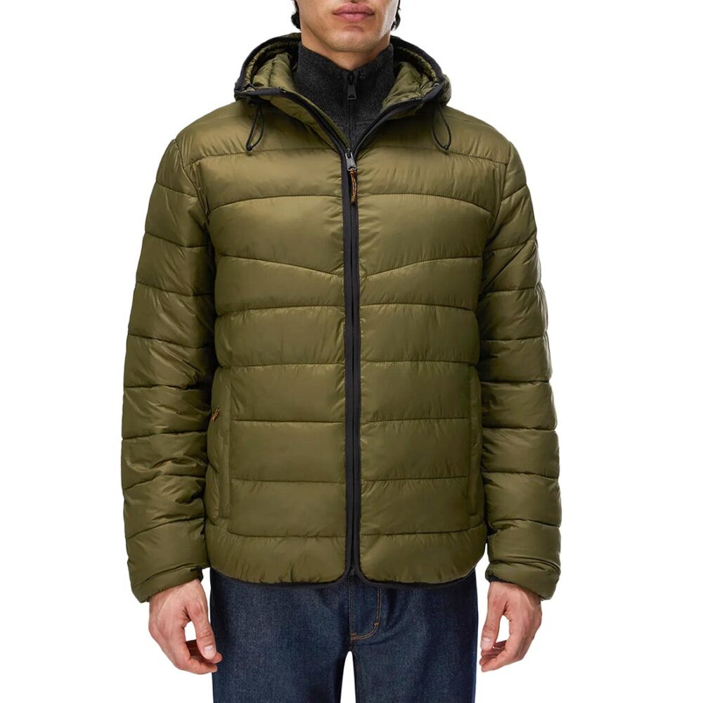 Napapijri Aerons Hooded Puffer Jacket - Olive Night