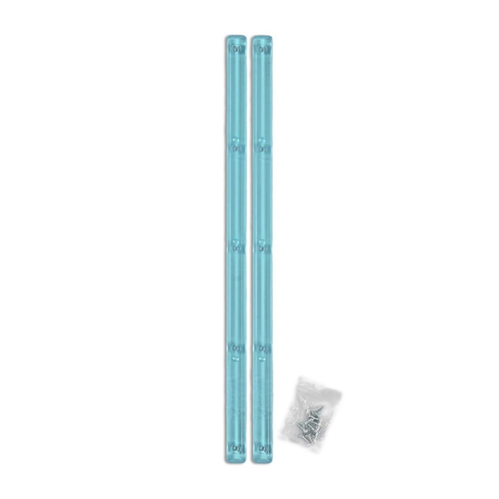 Opera Clear 14" Skateboard Rails (2 Pack) - Ice