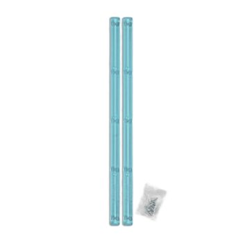 Opera Clear 14" Skateboard Rails (2 Pack) - Ice