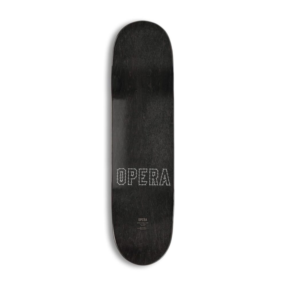 Opera Wire Ex7 8.5" Skateboard Deck - Black/Red