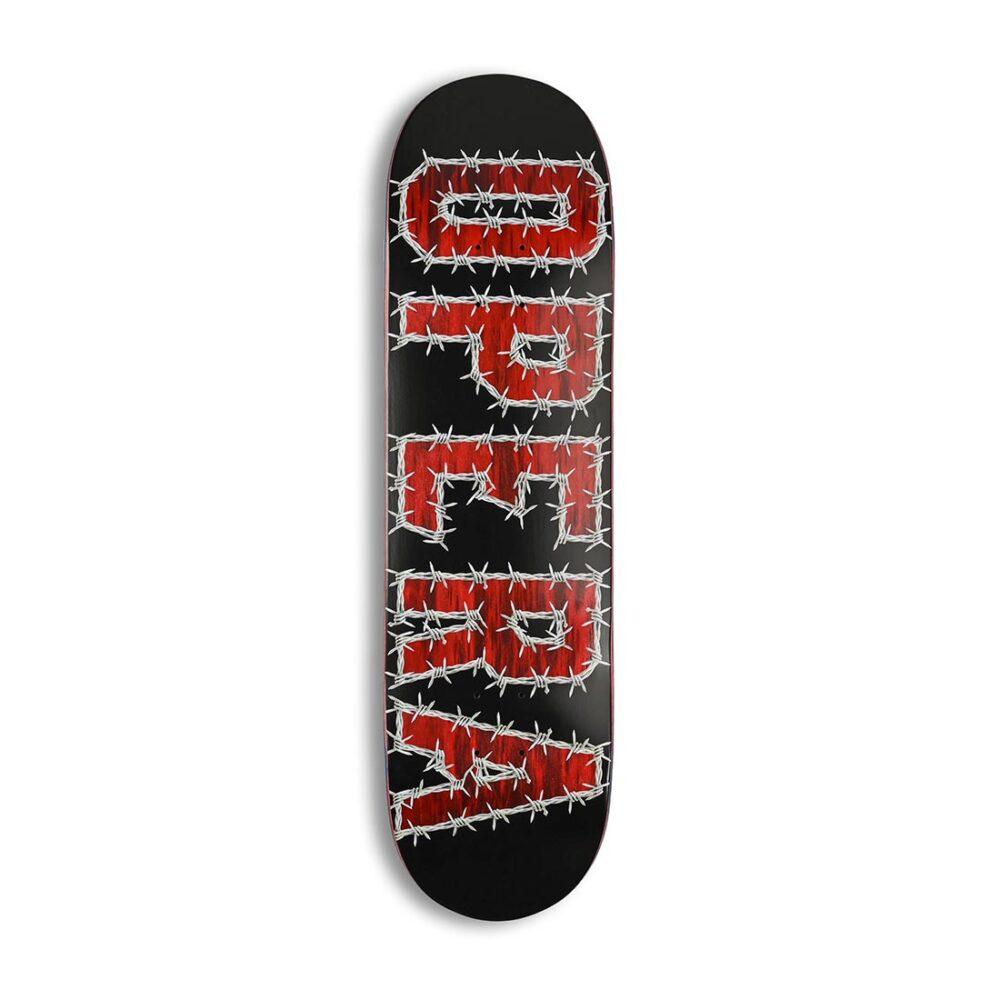 Opera Wire Ex7 8.5" Skateboard Deck - Black/Red