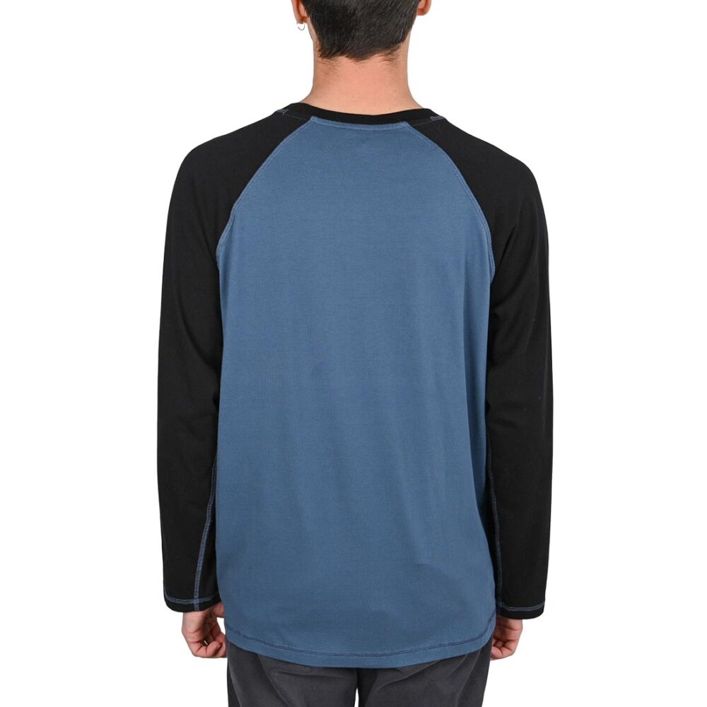 Polar Stevie L/S T-Shirt - Grey Blue/Black