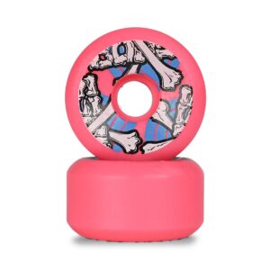 Powell Peralta Cross Bones 97a 64mm Skateboard Wheels - Pink