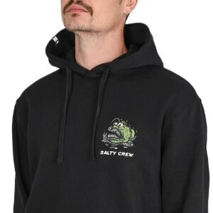 Salty Crew Angler Fish Monster Pullover Hoodie - Black