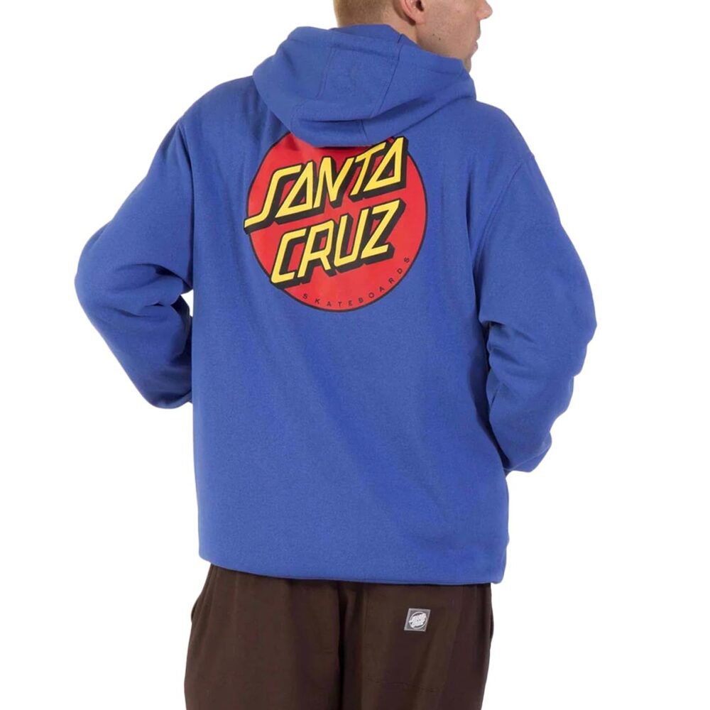 Santa Cruz Classic Dot Chest Pullover Hoodie - Sapphire