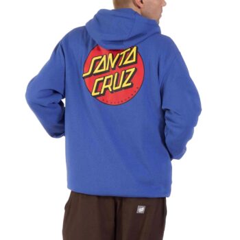 Santa Cruz Classic Dot Chest Pullover Hoodie - Sapphire