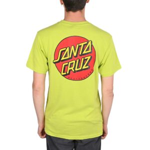 Santa Cruz Classic Dot Chest S/S T-Shirt - Green Glow