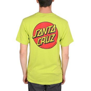 Santa Cruz Classic Dot Chest S/S T-Shirt - Green Glow