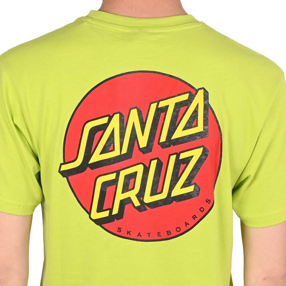 Santa Cruz Classic Dot Chest S/S T-Shirt - Green Glow
