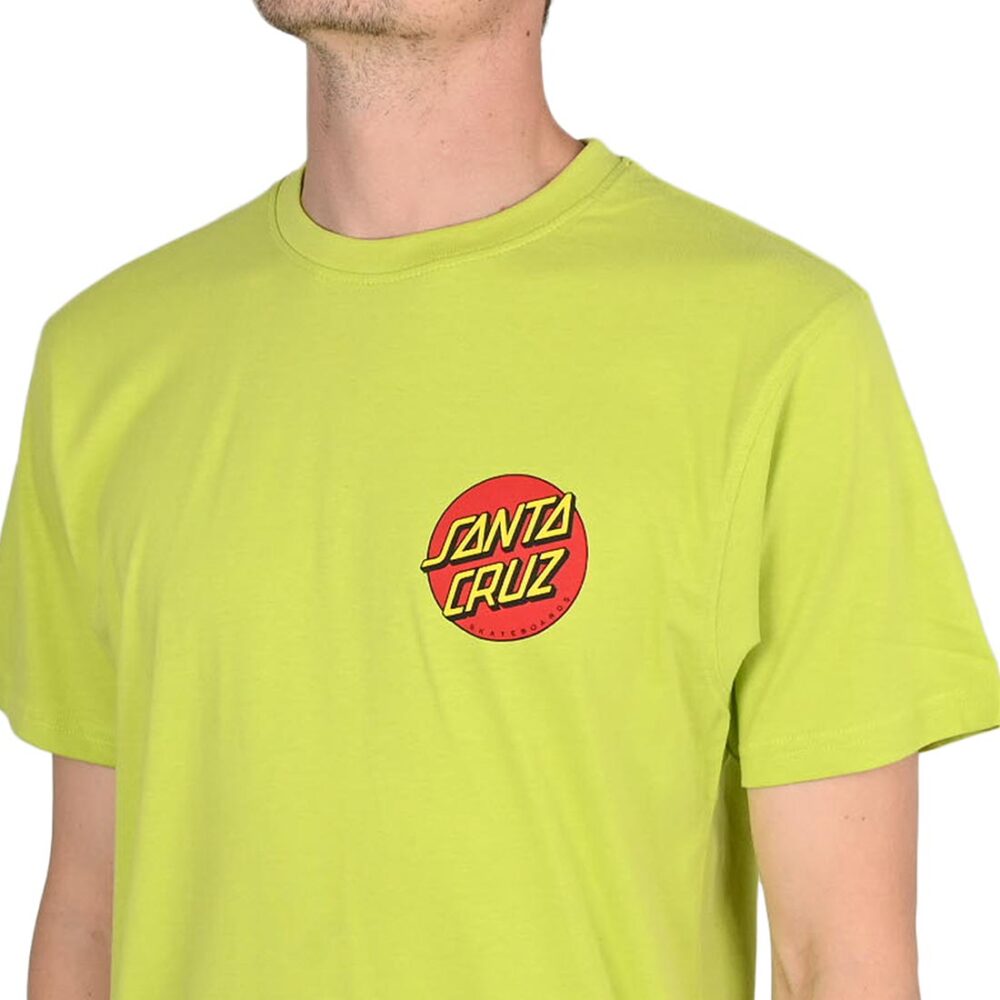 Santa Cruz Classic Dot Chest S/S T-Shirt - Green Glow