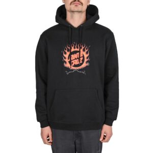 Santa Cruz Forging Dot Centre Pullover Hoodie - Black