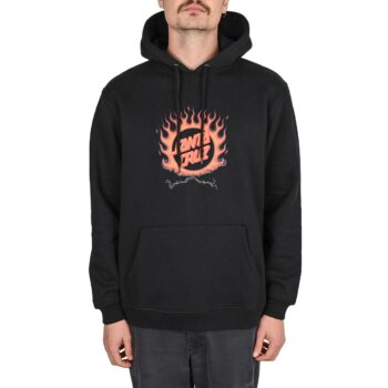 Santa Cruz Forging Dot Centre Pullover Hoodie - Black