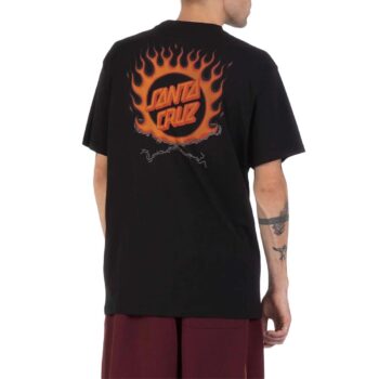 Santa Cruz Forging Dot S/S T-Shirt - Black