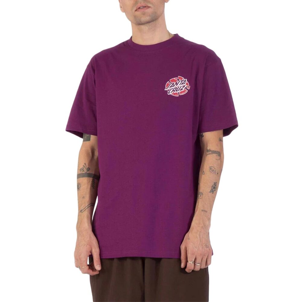 Santa Cruz Grabke Exploding Dot S/S T-Shirt - Fresh Purple