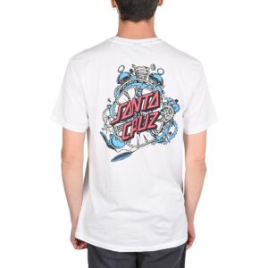 Santa Cruz Grabke Exploding Dot S/S T-Shirt - White
