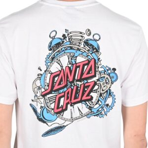 Santa Cruz Grabke Exploding Dot S/S T-Shirt - White