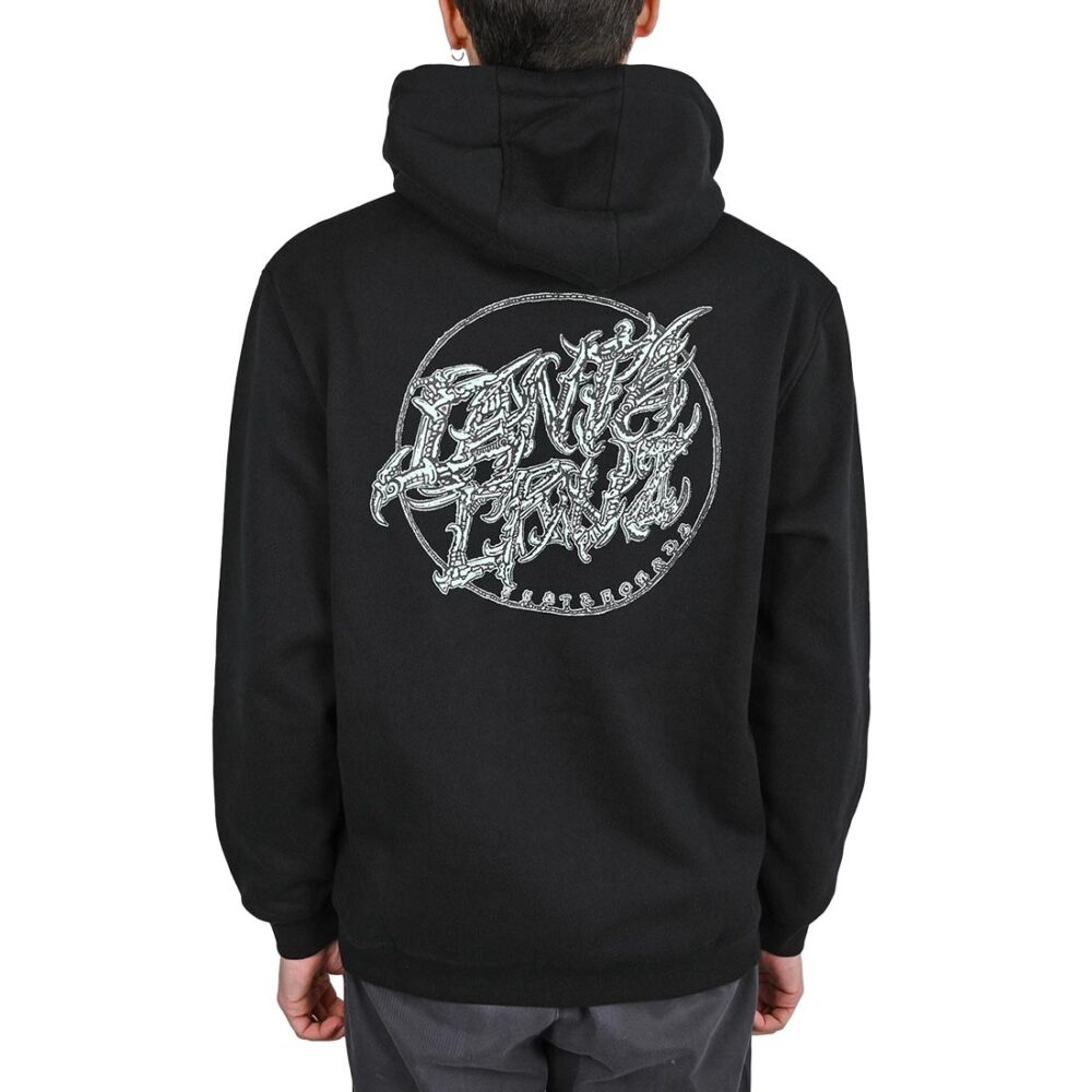 Santa Cruz Scourge Dot Pullover Hoodie - Black