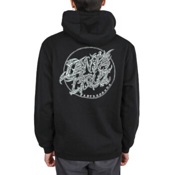 Santa Cruz Scourge Dot Pullover Hoodie - Black