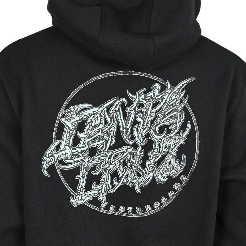 Santa Cruz Scourge Dot Pullover Hoodie - Black