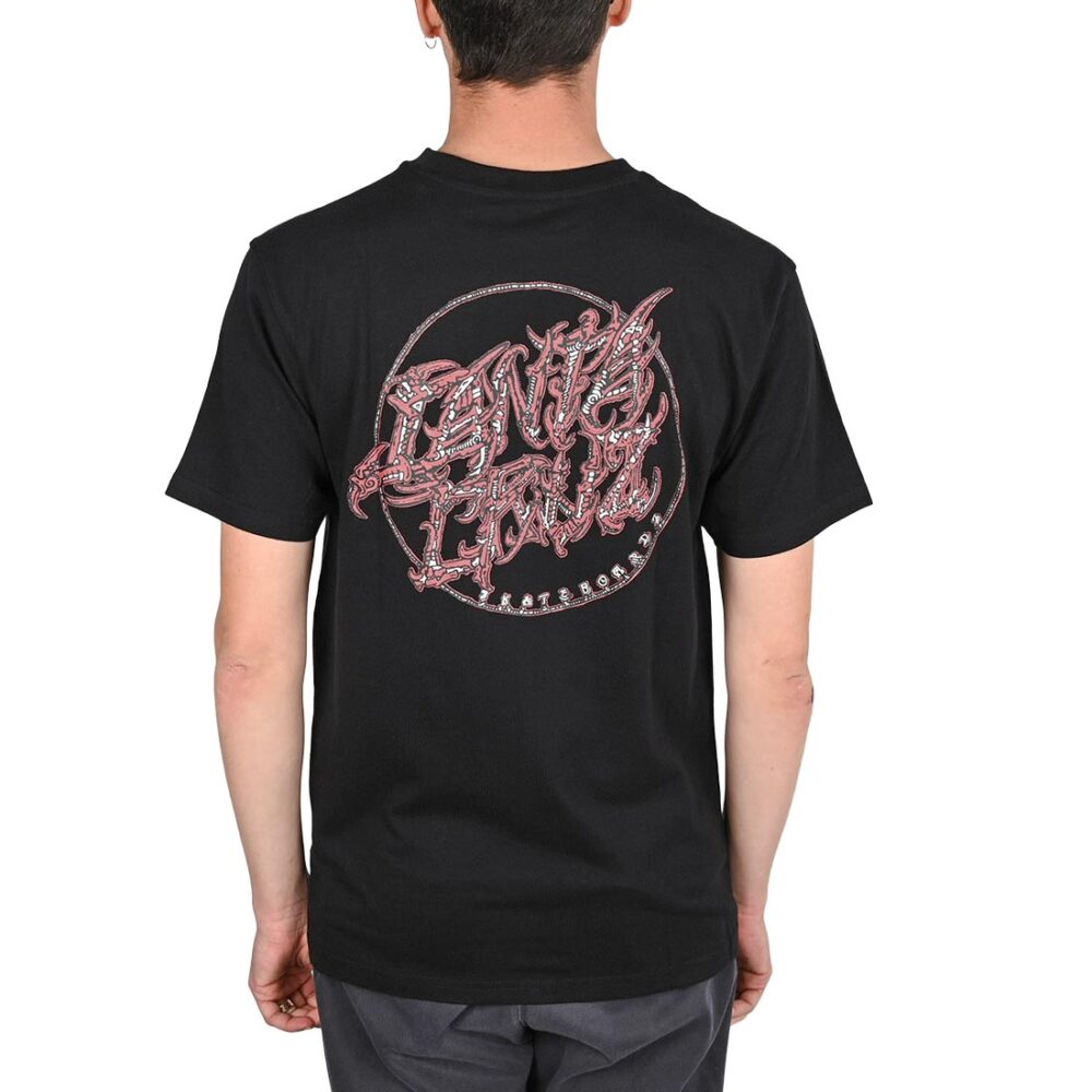 Santa Cruz Scourge Dot S/S T-Shirt - Black