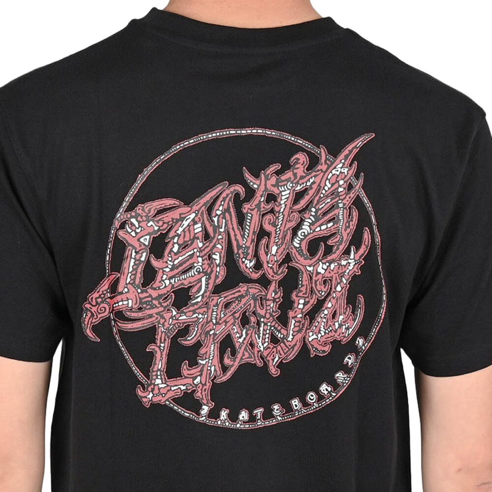 Santa Cruz Scourge Dot S/S T-Shirt - Black