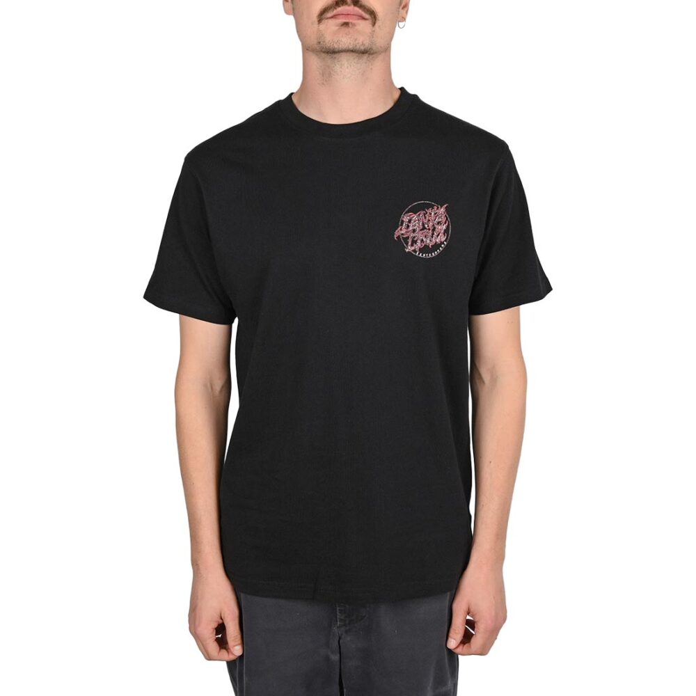 Santa Cruz Scourge Dot S/S T-Shirt - Black