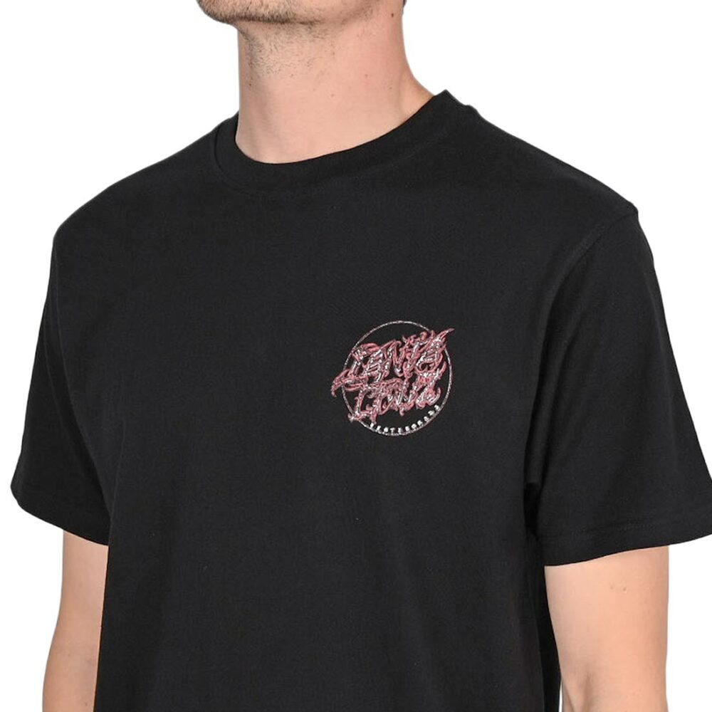 Santa Cruz Scourge Dot S/S T-Shirt - Black