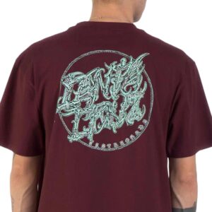 Santa Cruz Scourge Dot S/S T-Shirt - Dark Plum