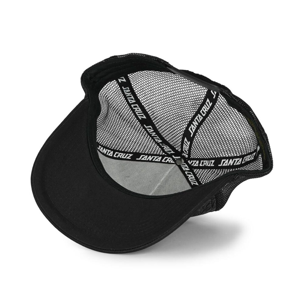Santa Cruz Scourge Hand Mesh Back Cap - Black