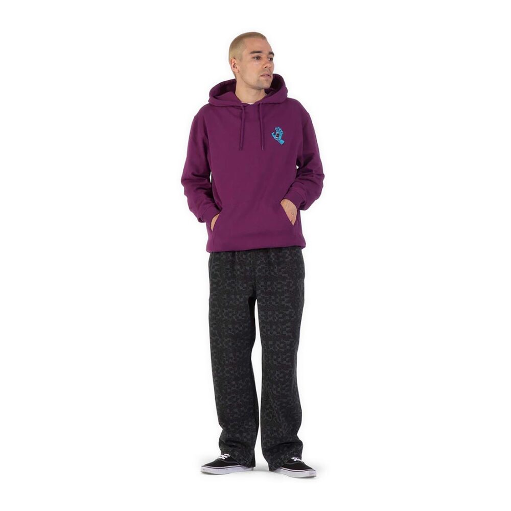 Santa Cruz Screaming Hand Chest Pullover Hoodie - Fresh Purple