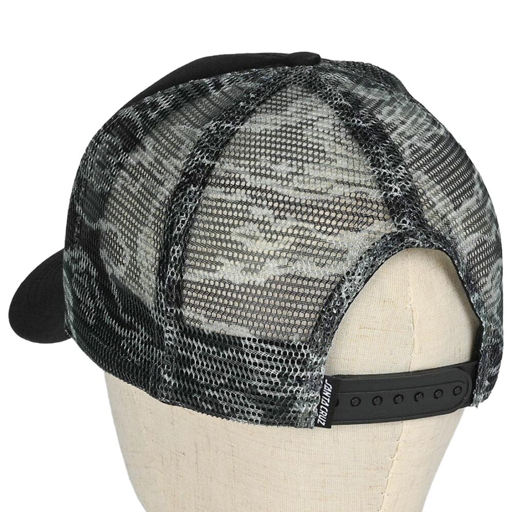 Santa Cruz Short Fuse Camo Mesh Back Cap - Black