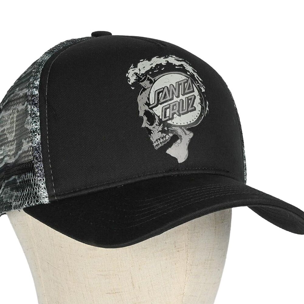 Santa Cruz Short Fuse Camo Mesh Back Cap - Black