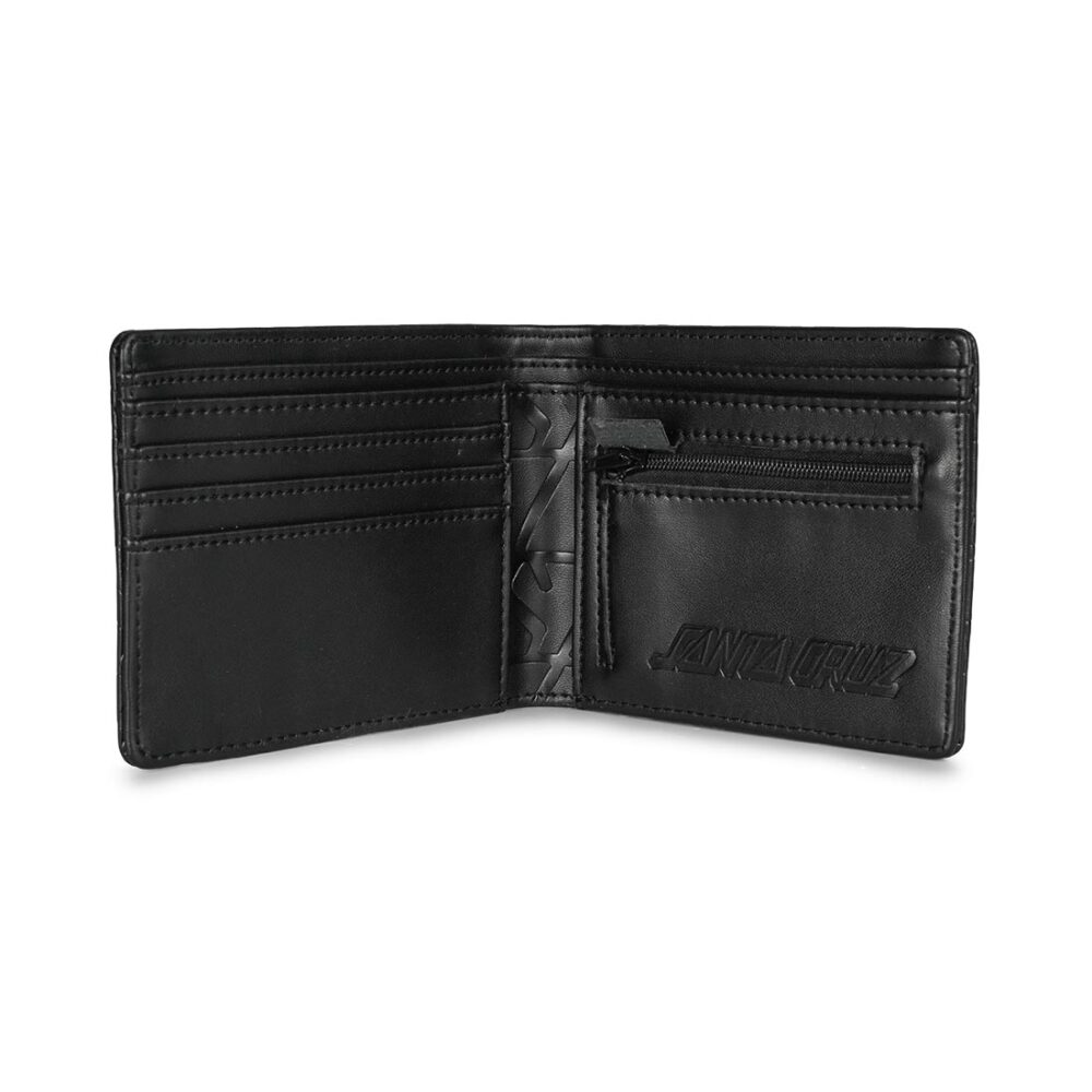 Santa Cruz Tired PU Leather Wallet - Black