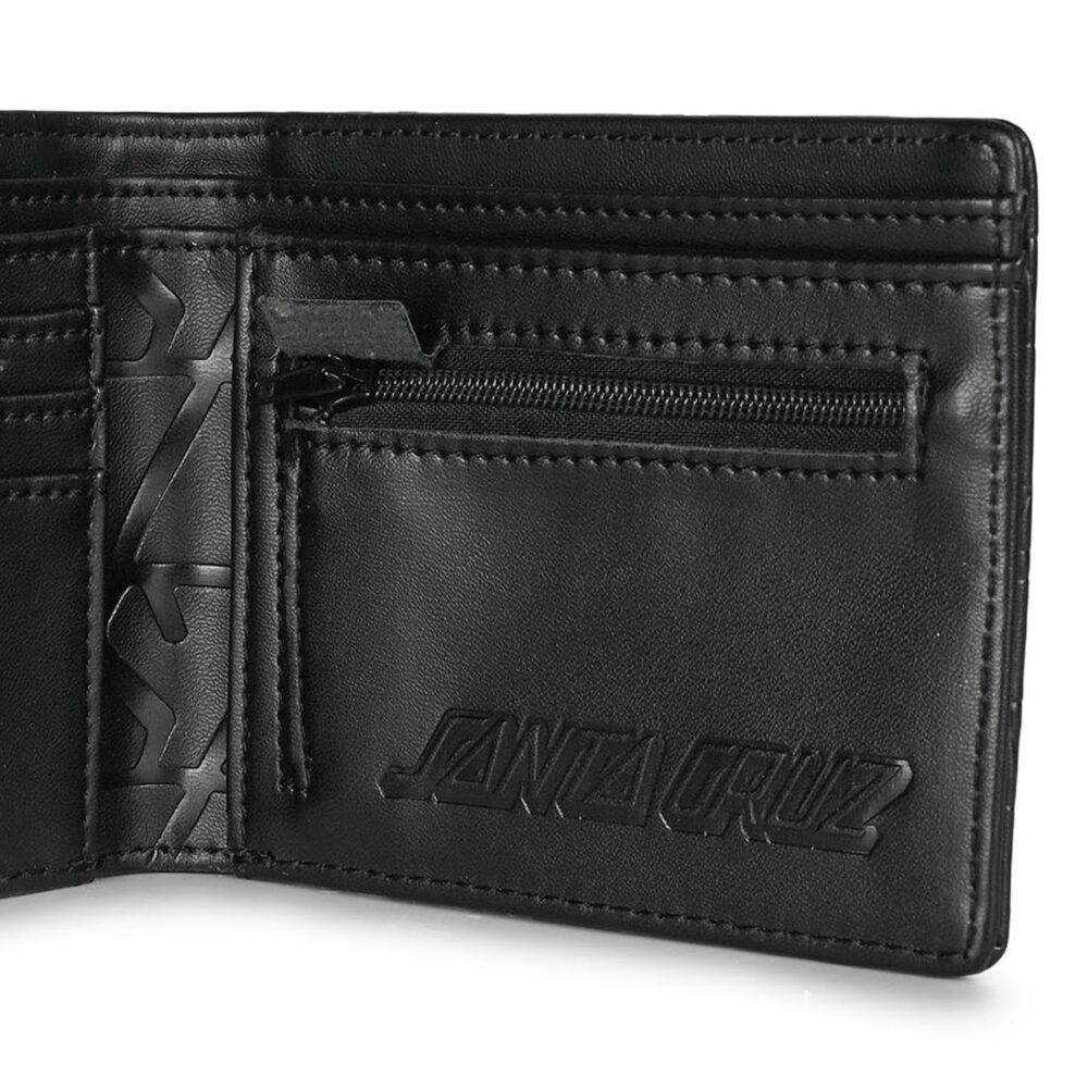 Santa Cruz Tired PU Leather Wallet - Black